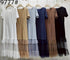 Women Square Neck Mesh Twill Long Skirts